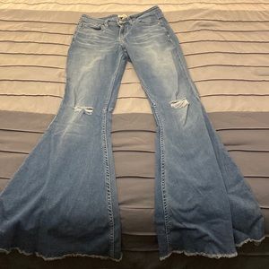 Bell bottom jeans